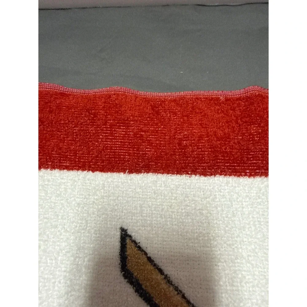 Vintage Winston Cigarettes Eagle Logo Beach Towel Southern Terry Made in USA Red